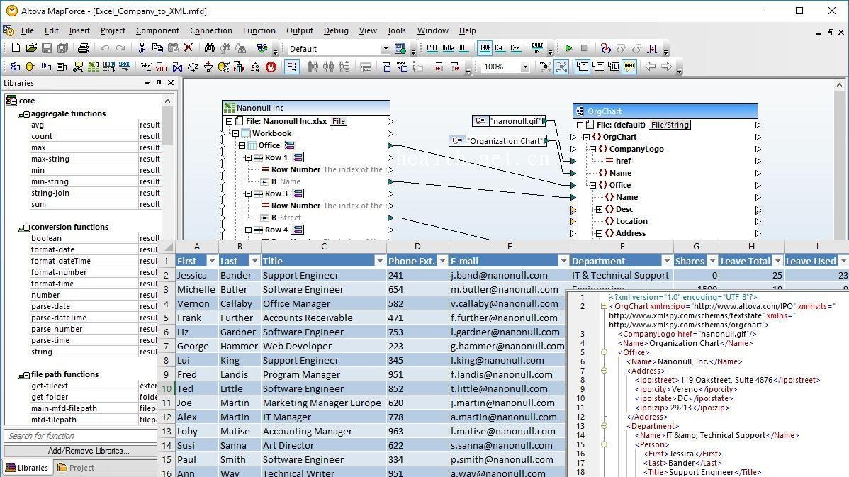 Excel 映射